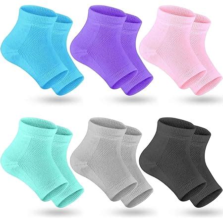 Amazon Zentoes Moisturizing Heel Socks Pairs Gel Lined Fuzzy