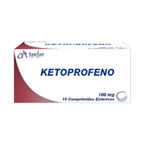 Ketoprofeno 100mg X 10 Comprimidos Enterícos Spefar Farmadon La