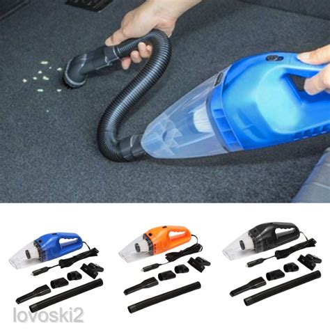 W V Portable Car Vacuum Cleaner Handheld Super Suction Vaccum