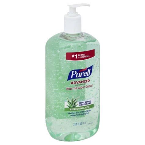 Purell Advanced Hand Sanitizer Soothing Gel Fresh Scent Kroger