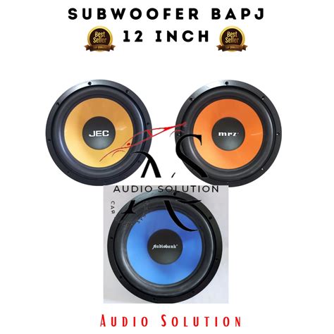 Jual Subwoofer Mobil Bapj 12 Thump Audiobank Mrz Jec