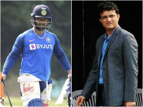 Ganguly On Pant India Bangladesh Bcci Chief Sourav Ganguly Opens Up