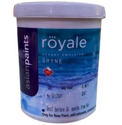 Asian Royale Shyne Luxury Emulsion Paint Packaging Size 1 Liter At Rs