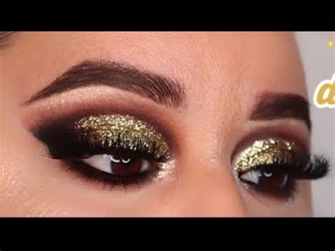 Maquillaje Ahumado Para Principiantes Y Párpados Caídos Dorado YouTube