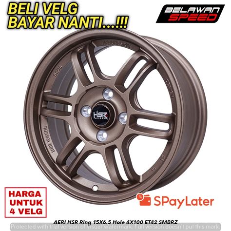 Jual Velg Mobil Racing Pelek Modifikasi Ring Hsr Aeri Pcd X