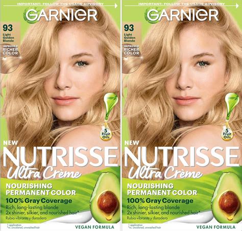 Garnier Nutrisse Tinte Para El Cabello 93 Rubio Dorado Claro