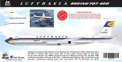 Adecs Decals Catalogue Lufthansa Boeing