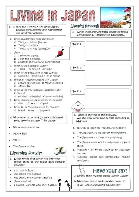 Manners Worksheets For Middle School