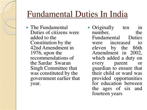 Importance of fundamental duties