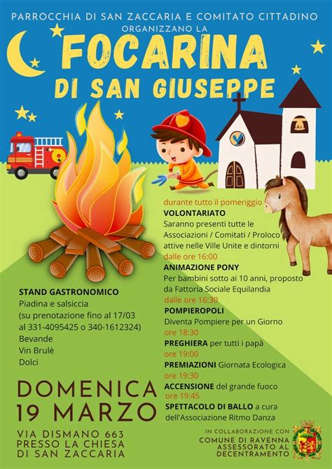 Focarina Di San Giuseppe Emilia Romagna Ravenna 19 03 2023