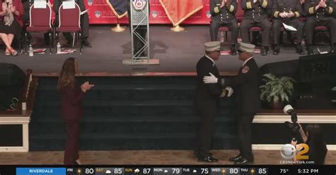 Fdny Holds Fire Officers Promotion Ceremony In Brooklyn Cbs New York