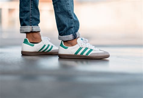 Adidas Samba White Green