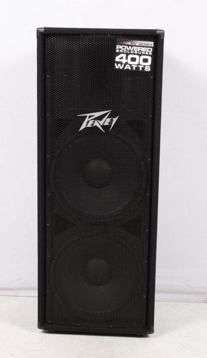 Used Peavey Pv215d Dual 15in Powered Speaker Regular 886830355714 Musical Instrument Master