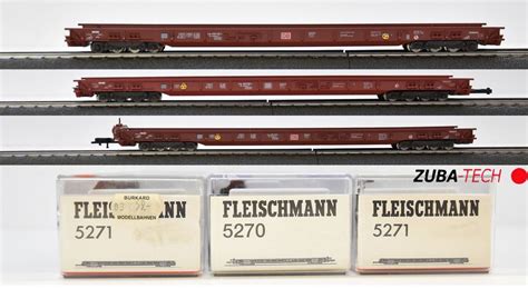 3x Fleischmann 5271 5270 RoLa Wagen H0 GS Mit OVP Kaufen Auf Ricardo