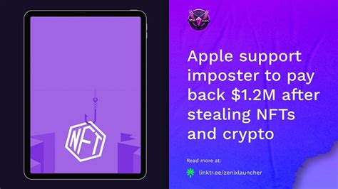 Zenix Launcher News 📰 Apple Support Imposter To Pay Back 12m