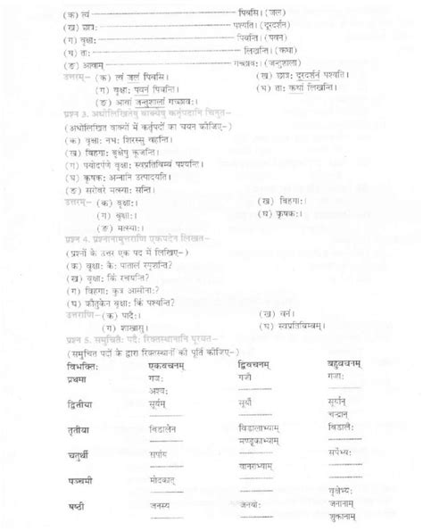 Ncert Solutions For Class 6 Sanskrit Chapter 5 वृक्षाः All Book Solutions