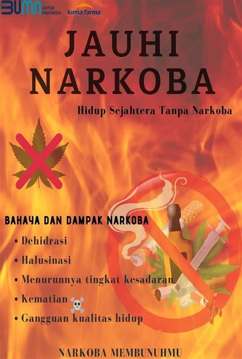 Jauhi Narkoba Hidup Sejahtera Tanpa Narkoba Poster Anti Narkoba