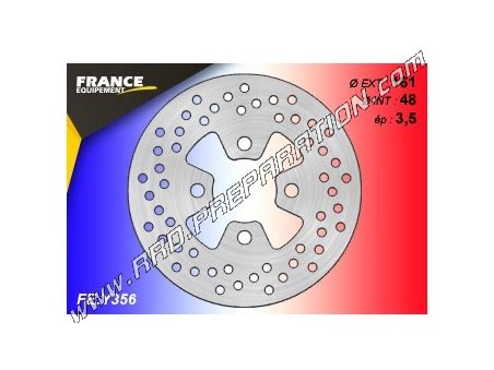 Disque de frein avant arrière Ø160mm FRANCE EQUIPEMENT pour QUAD