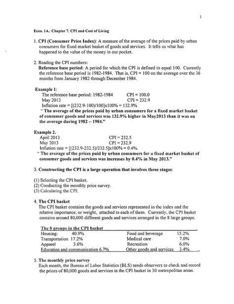 ECON 001A Summary Ch7 Lecture Notes 7 ECON 001A Studocu