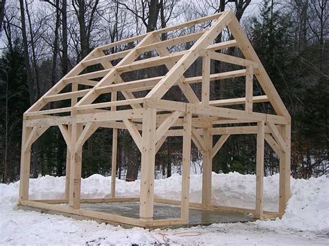 Timber Frame Shed For Easy Diy Construction