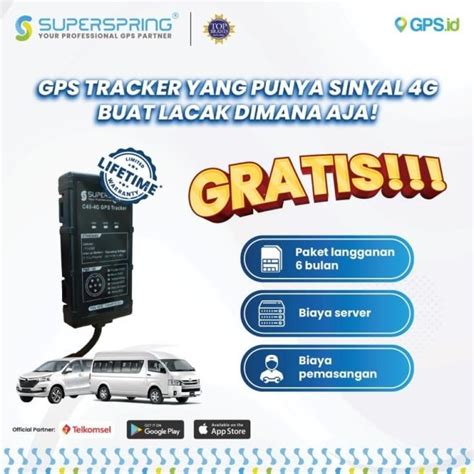 Jual Gps Tracker Pelacak Kendaraan Super Spring C Jaringan G