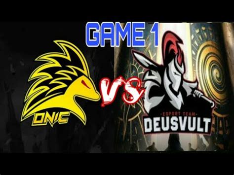 ONIC PH VS DEUS VULT GAME 1 WORLD CHAMPIONSHIP 2019 YouTube