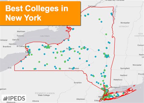 Colleges In New York State Map Map