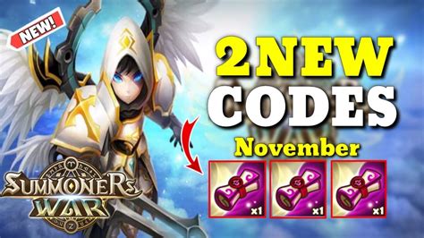 New Summoners War Promo Codes November Summoners War Codes