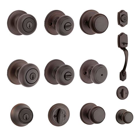 Shop Kwikset Cove Venetian Bronze Door knob Collection at Lowes.com