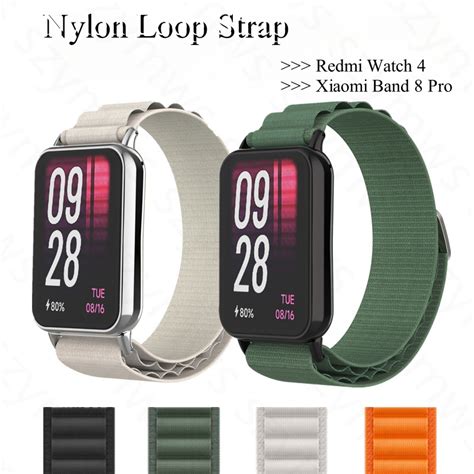 Bracelete De Nylon Para Rel Gio Redmi Smart Watch Xiaomi Mi Band Pro