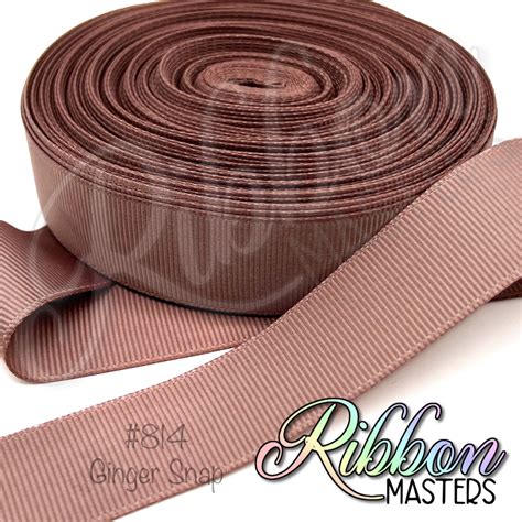 814 Ginger Snap Solid Color Grosgrain Ribbon Ribbon Masters