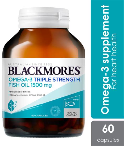 blackmores omega  triple strength fish oil mg   caps