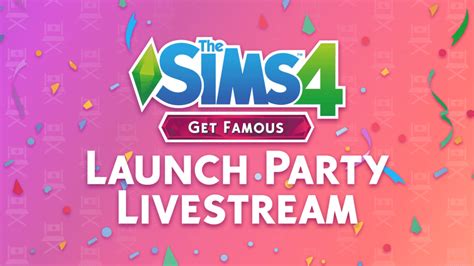 The Sims 4 Get Famous Official Main Render Logo