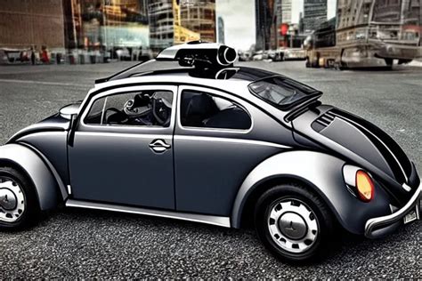 An Reimaginated Volkswagen Beetle Designed By John Stable Diffusion