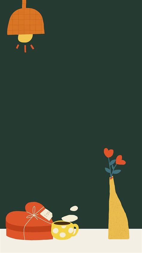 Green Valentines Facebook Story Background Free Vector Rawpixel