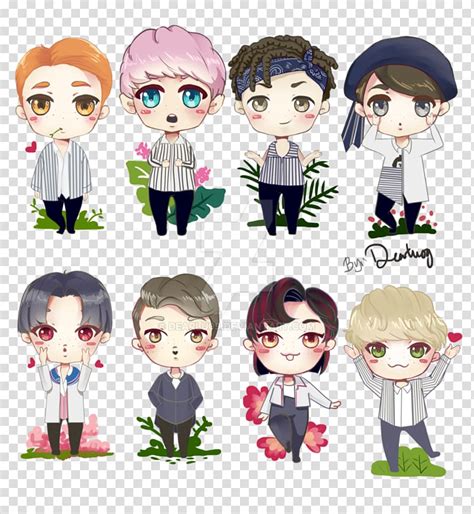 Exo Ko Ko Bop Chibi Drawing Art Exo Transparent Background Png Clipart