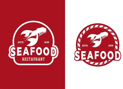 Seafood Restaurant Logo Design Template Vector Art At Vecteezy