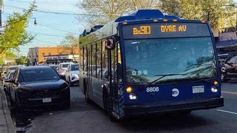 Mta Nyct Bus Novabus Lfs Conehead On The Bx Shuttle