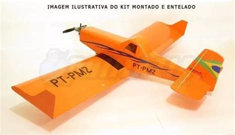 Kit P Montar Aeromodelo Ipanema Cm Isopor Depron Decal