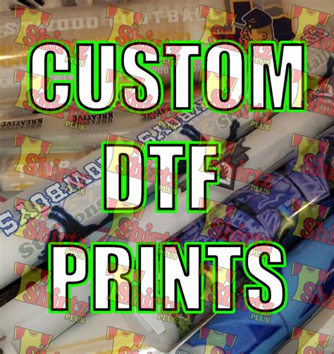 Custom Dtf Print Single Image Shirtz Plus