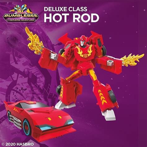 Video Review Of Transformers Cyberverse Deluxe Hot Rod Transformers Transformers Characters