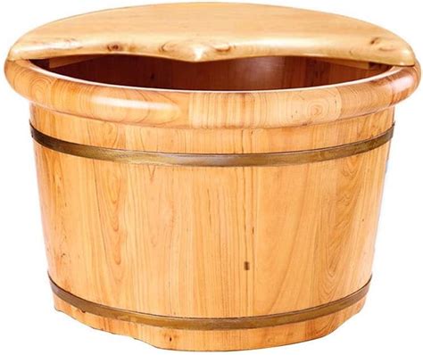 Wood Foot Bath Bucket Foot Wash Basin For Foot Bath Foot Soaking Tub Solid Cedar Wood Foot