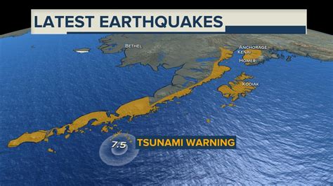 7 4 Magnitude Quake Off Alaska Prompts Tsunami Warning