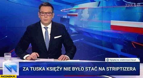 Za Tuska księży nie było stać na striptizera pasek wiadomości TVP