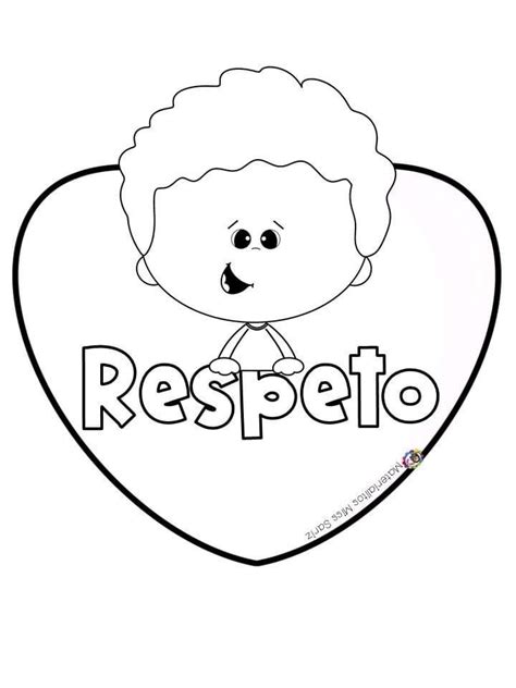 Pin En Etica Respeto Dibujo Dibujos De Los Valores Imagenes De Los