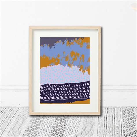 Scandinavian Wall Art Mid Century Modern Art Print Eclectic Etsy