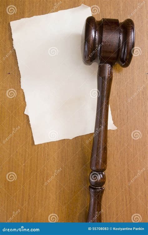 Judges Wooden Gavel Stock Image Image Of Legal Criminal 55708083