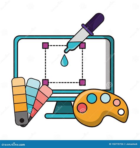 Vectors And Graphic Design Digital Tools Stock Vector Illustration Of