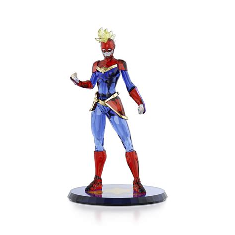 Swarovski Marvel Captain Marvel Figure Crystal Classics