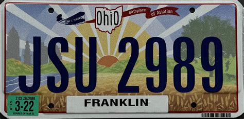 Ohio Passenger Jeffs License Plates